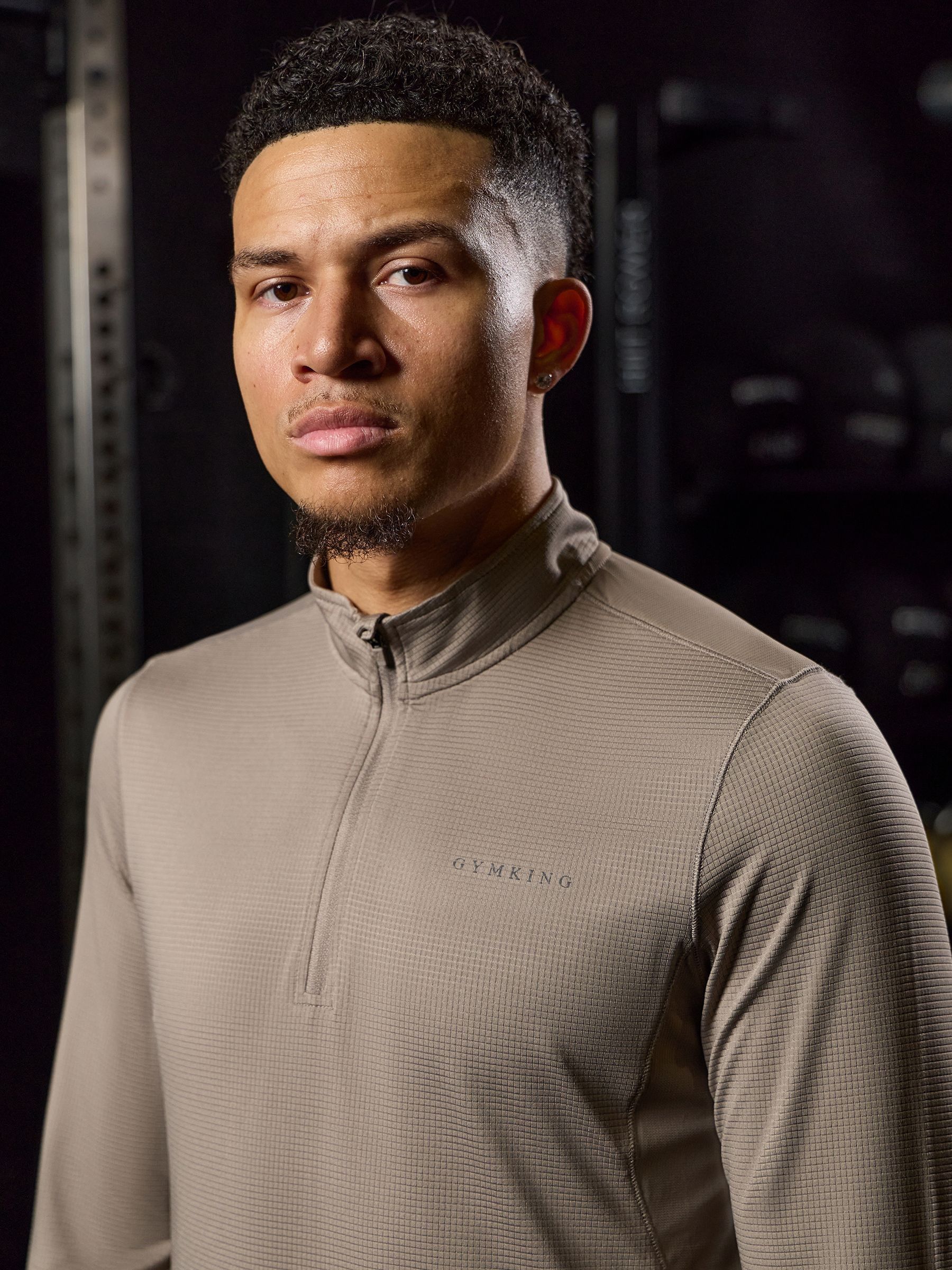 Buy Gym King Grey Energise Quarter Zip Funnel Jumper from Next USA