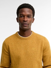 Barbour® Orange Essential Tisbury Crew Neck Sweater - Image 3 of 6