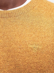 Barbour® Orange Essential Tisbury Crew Neck Sweater - Image 5 of 6