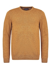 Barbour® Orange Essential Tisbury Crew Neck Sweater - Image 6 of 6