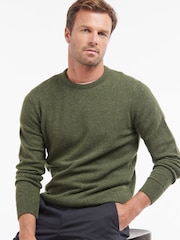 ®Barbour סוודר בייסיק עם צווארון עגול, דגם Tisbury - תמונה 1 מתוך 6