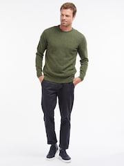 ®Barbour סוודר בייסיק עם צווארון עגול, דגם Tisbury - תמונה 3 מתוך 6