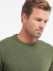 ®Barbour סוודר בייסיק עם צווארון עגול, דגם Tisbury - תמונה 4 מתוך 6