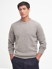 Barbour® Natural Essential Patch Crew Neck Sweater - Image 1 of 6