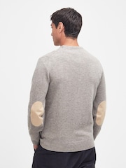 Barbour® Natural Essential Patch Crew Neck Sweater - Image 2 of 6