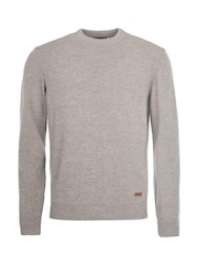 Barbour® Natural Essential Patch Crew Neck Sweater - Image 6 of 6
