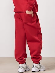 Gym King Red Script Relaxed Fit Joggers - Image 2 of 6