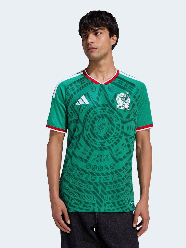 adidas Green Mexico 26 Home Jersey - Image 1 of 7