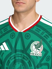 adidas Green Mexico 26 Home Authentic Jersey - Image 2 of 6