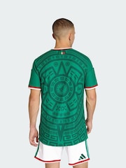 adidas Green Mexico 26 Home Authentic Jersey - Image 3 of 6
