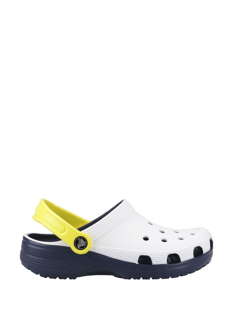 Crocs White Classic Retro Sport Clogs - Image 1 of 5