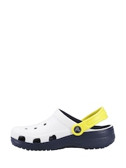 Crocs White Classic Retro Sport Clogs - Image 2 of 5