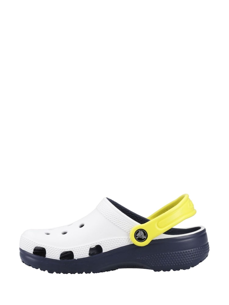 Crocs White Classic Retro Sport Clogs - Image 2 of 5