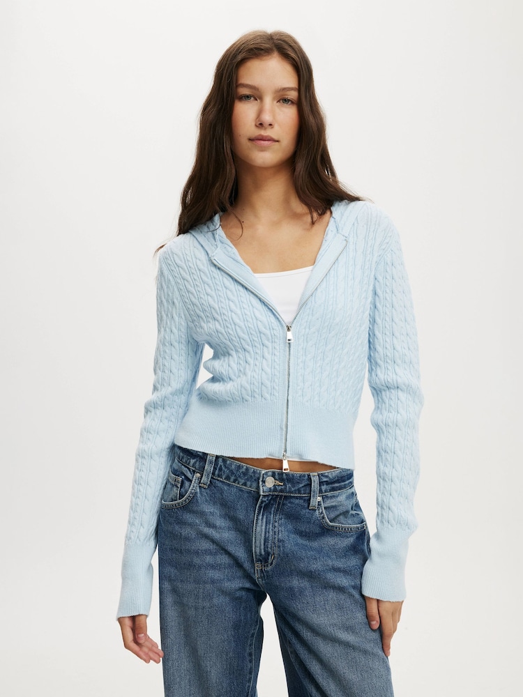 Cotton On Everfine hettegenser med dobbel glidelås - Bilde 2 av 5