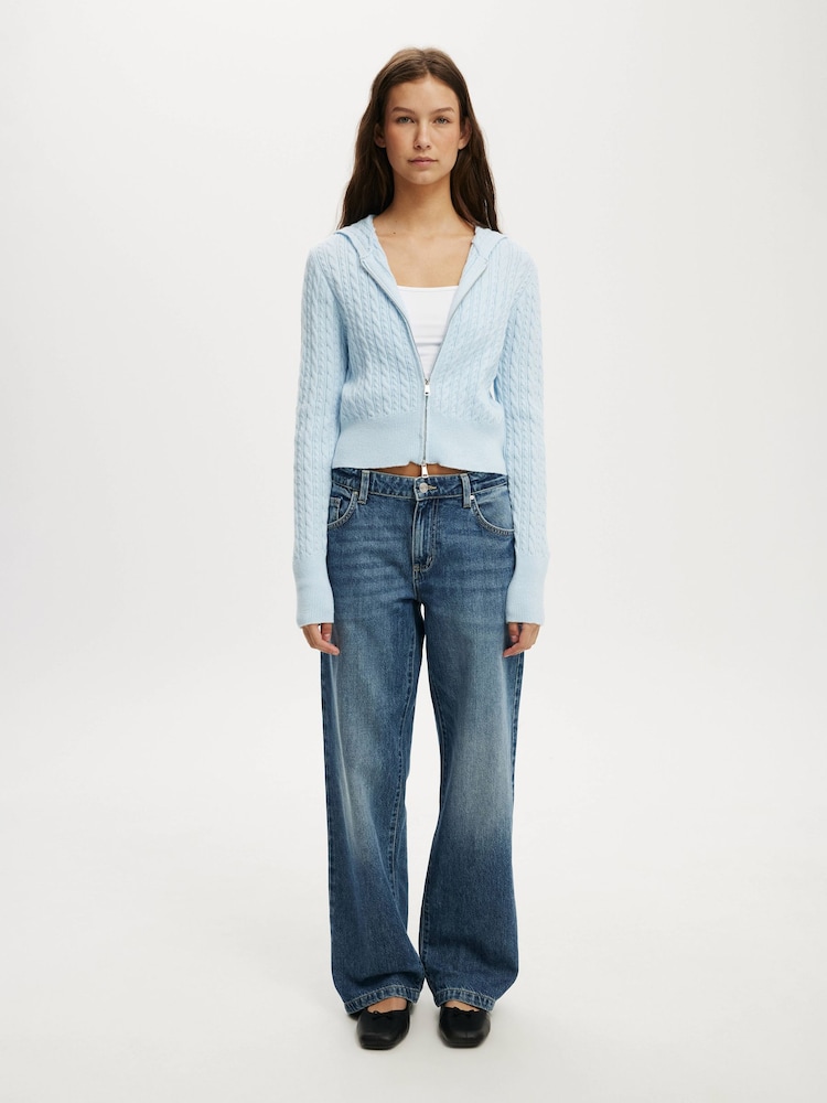 Cotton On Everfine hettegenser med dobbel glidelås - Bilde 5 av 5