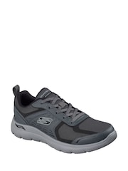Skechers Grey Arch Fit Summits Leege Trainers - Image 3 of 5