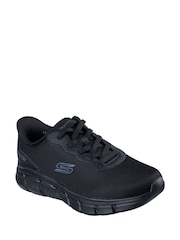 Skechers Black Bobs Flex Glacial Edge Trainers - Image 3 of 5