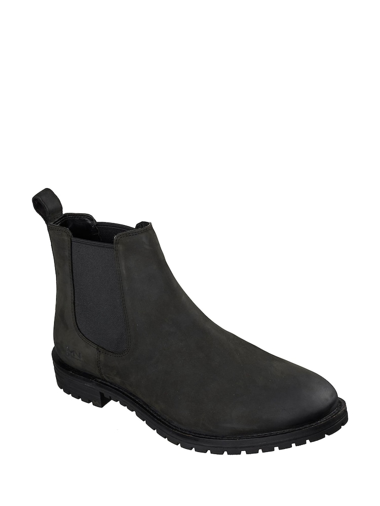Skechers Black The Bowery Boots - Image 2 of 2 Skechers Black The Bowery Boots - Image 2 of 2