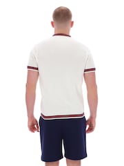 Fila Domenicocrochet Knitted Shirt With Cont Tipping - Image 3 of 7