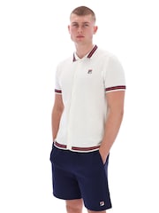 Fila Domenicocrochet Knitted Shirt With Cont Tipping - Image 5 of 7