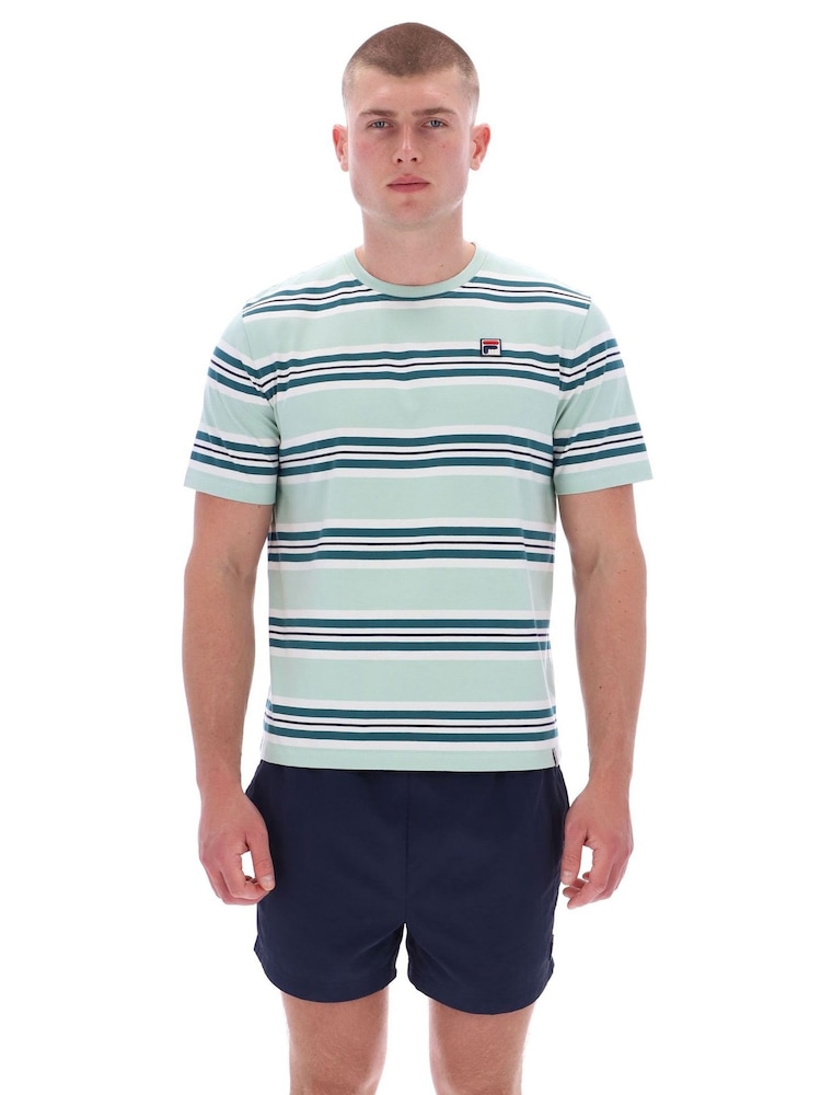 Fila Cesareyarn Garngefärbtes T-Shirt mit Streifen - Bild 1 von 6