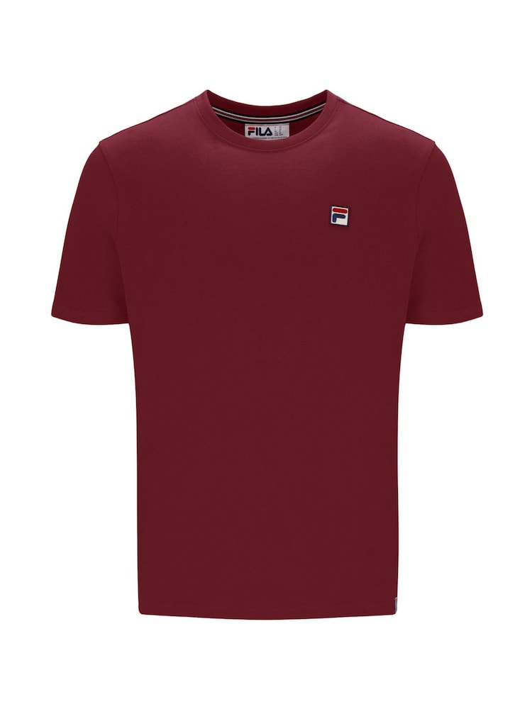 Fila Brown Sunny 2Essential T-Shirt With Narrow Collar Rib - Image 1 of 2