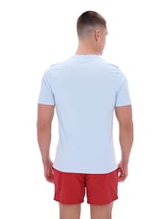Fila Blue Sunny 2 Essential T-Shirts With Narrow Collar Rib - Image 4 of 6