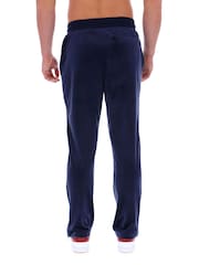 Fila Blue Fiovelour Straight Leg Joggers With Side Zip - Image 2 of 7