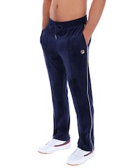 Fila Blue Fiovelour Straight Leg Joggers With Side Zip - Image 4 of 7