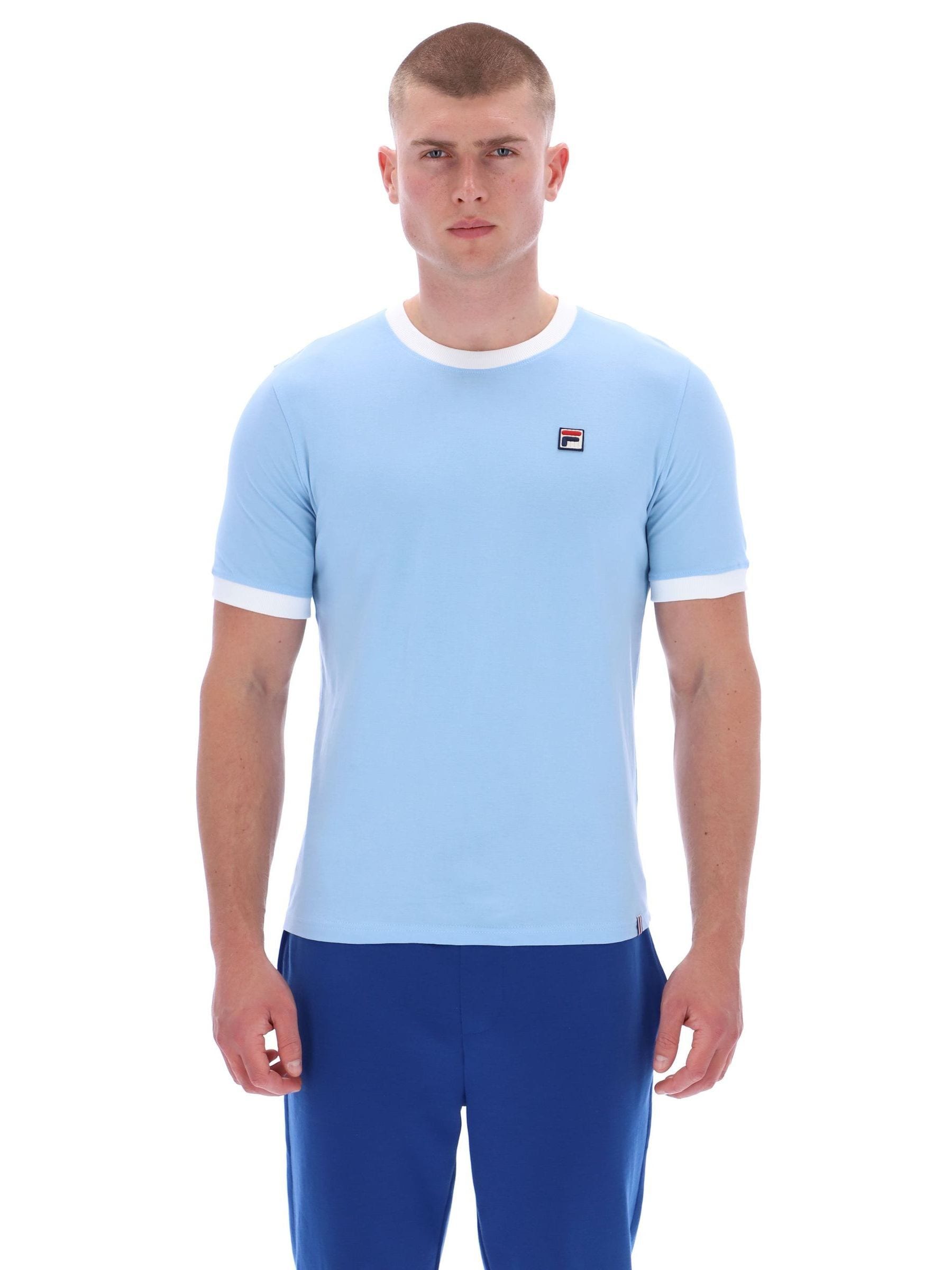 Fila Men's Purple Marconiessential Ringer T-Shirt