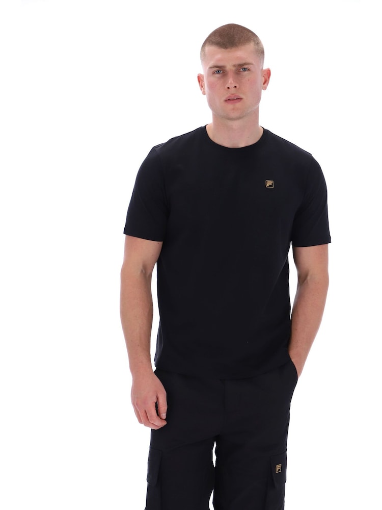 Fila Black Yaxley 4 Premium T-Shirt - Image 1 of 6