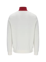 Fila Cream Enrico Track Jacket With Terry Stripes - Image 2 of 2