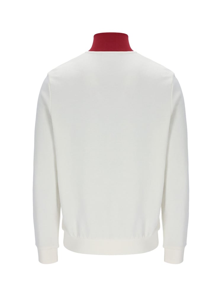 Fila Cream Enrico Track Jacket With Terry Stripes - Image 2 of 2