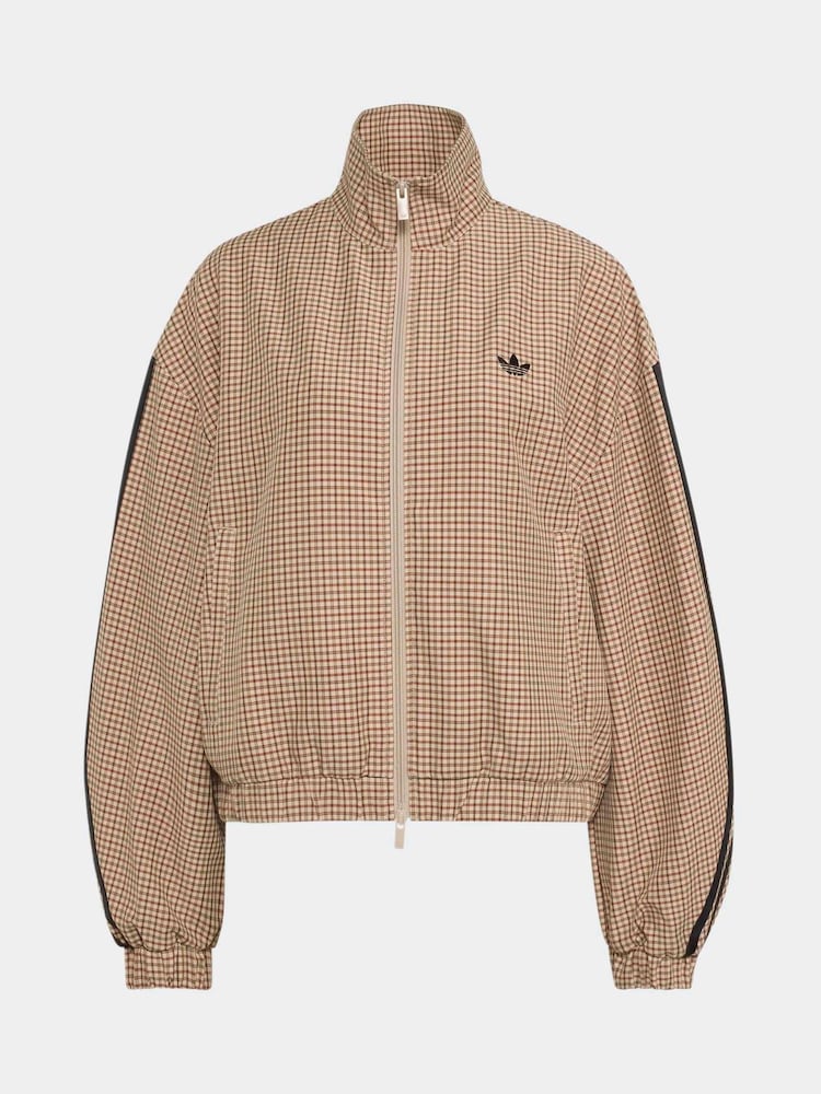 adidas Originals Cream Checks Twill Balloon Tracktop Jacket - Image 5 of 5