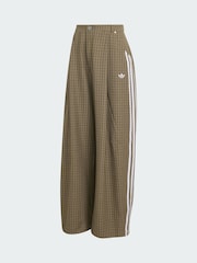 adidas Originals Olive Green Check Trousers - Image 5 of 5