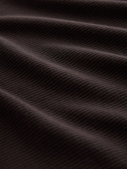 Chocolate Brown Base Layer Lace Trim Long Sleeve Thermal - Image 7 of 7
