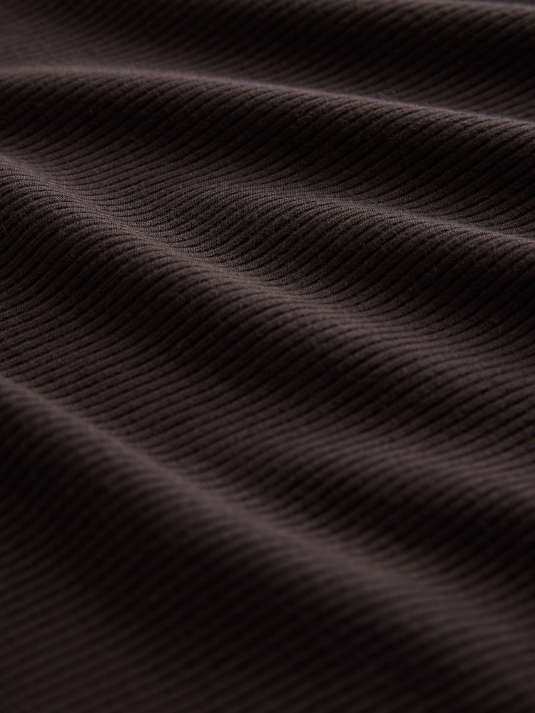 Chocolate Brown Base Layer Lace Trim Long Sleeve Thermal - Image 7 of 7 Chocolate Brown Base Layer Lace Trim Long Sleeve Thermal - Image 7 of 7