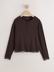 巧克力棕色 - 保暖 TENCEL™ 莫代尔 Base Layer 羊毛衫 - 图片5 / 7