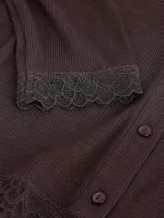 巧克力棕色 - 保暖 TENCEL™ 莫代尔 Base Layer 羊毛衫 - 图片7 / 7