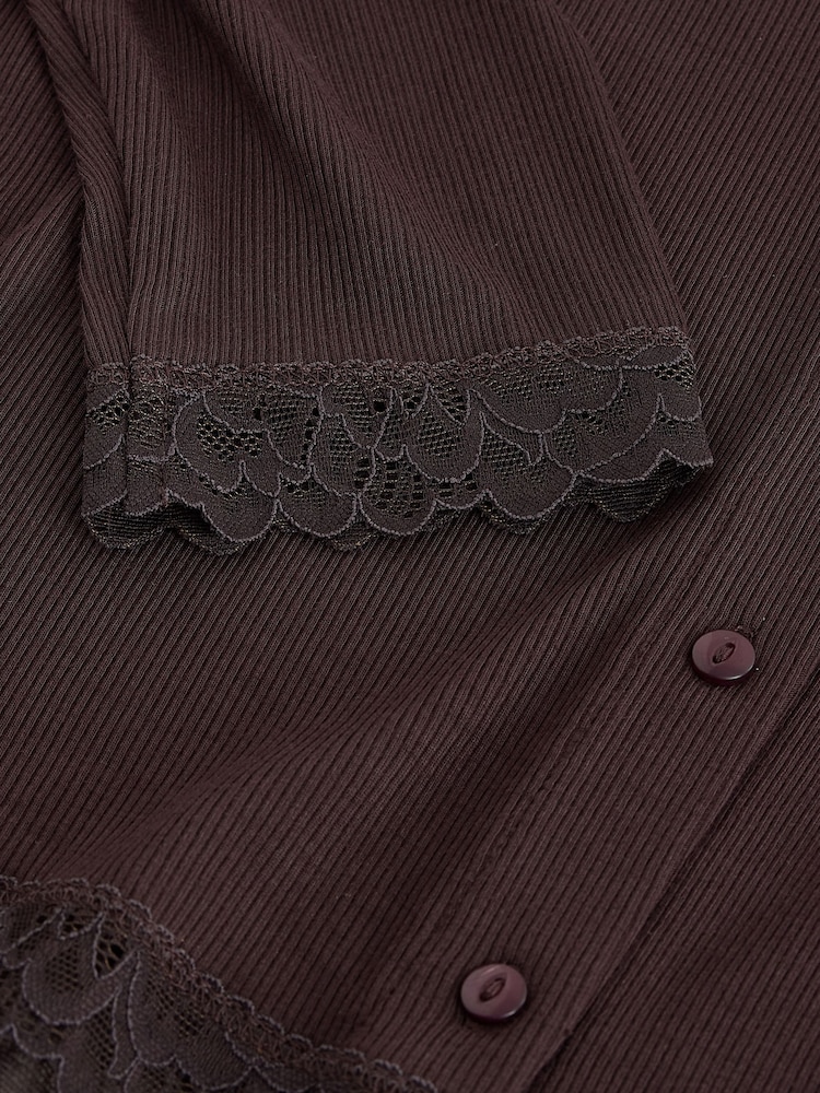 巧克力棕色 - 保暖 TENCEL™ 莫代尔 Base Layer 羊毛衫 - 图片7 / 7