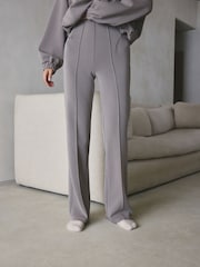 Taupe Scuba Brushed Thermal Trousers - Image 1 of 7