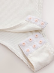 Cream Thermal Base Layer Lace Trim Bodysuit - Image 6 of 7