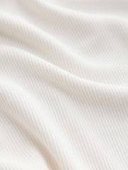 Cream Thermal Base Layer Lace Trim Bodysuit - Image 7 of 7