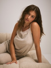 Oatmeal Lace Vest N. Premium Thermal with Merino Wool - Image 4 of 7