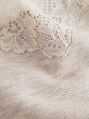 Oatmeal Lace Vest N. Premium Thermal with Merino Wool - Image 6 of 7