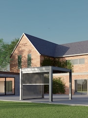 CELTIC LEISURE Anthracite Grey Saturn Aluminium Frame, accessories & assembly service Pergola - Image 1 of 5