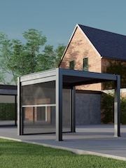 CELTIC LEISURE Anthracite Grey Saturn Aluminium Frame, accessories & assembly service Pergola - Image 3 of 5