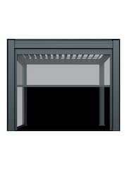 CELTIC LEISURE Anthracite Grey Saturn Aluminium Frame, accessories & assembly service Pergola - Image 5 of 5