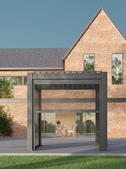 CELTIC LEISURE Anthracite Grey Saturn Aluminium Frame, accessories & assembly service Pergola - Image 1 of 4