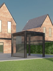 CELTIC LEISURE Anthracite Grey Saturn Aluminium Frame, accessories & assembly service Pergola - Image 4 of 4